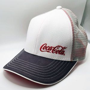 Vintage 80s K-Products Coca-Cola Mesh Back Trucker Cap